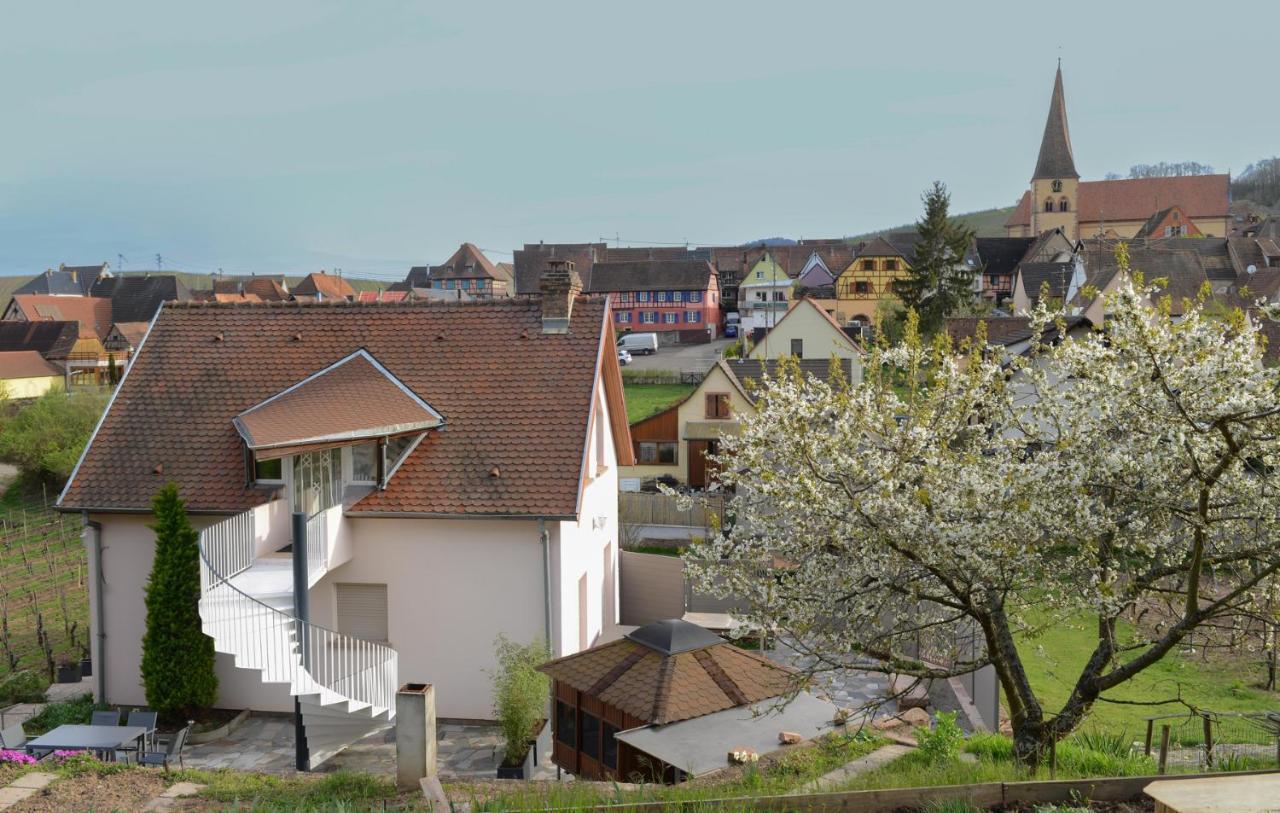 Les Glycines Du Sommerberg Niedermorschwihr Kültér fotó